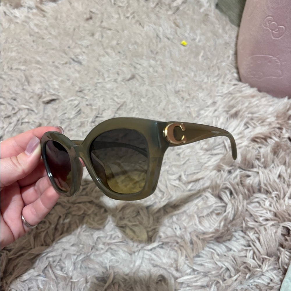 Coach Olive Green Sunglasses - Picture 2 of 10